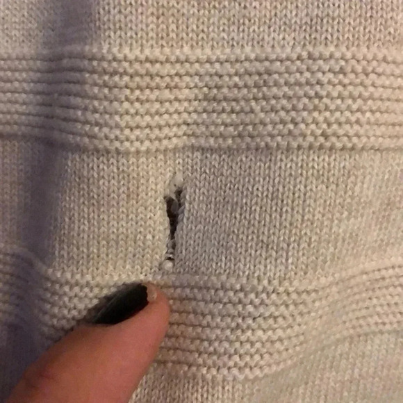 𝅺jones ny ribbed cream sailor sweater‎ - Picture 5 of 5